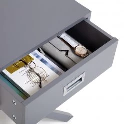 Discount - Habitat X Frame Bedside Table Grey Furniture -Furniture Tables store online unnamed file 1011