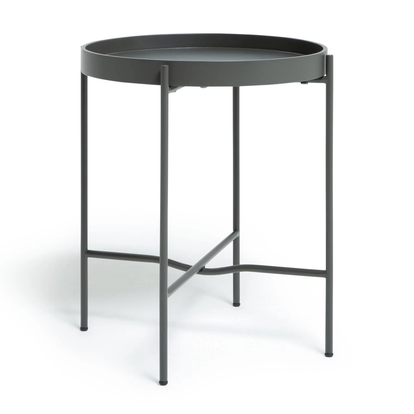 The Surprise Price - Habitat Metal Circular Bedside Table Dark Grey Furniture 1 The Surprise Price - Habitat Metal Circular Bedside Table Dark Grey Furniture