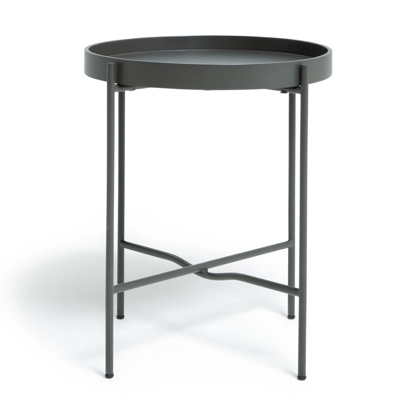 The Surprise Price - Habitat Metal Circular Bedside Table Dark Grey Furniture 4 The Surprise Price - Habitat Metal Circular Bedside Table Dark Grey Furniture - Image 4