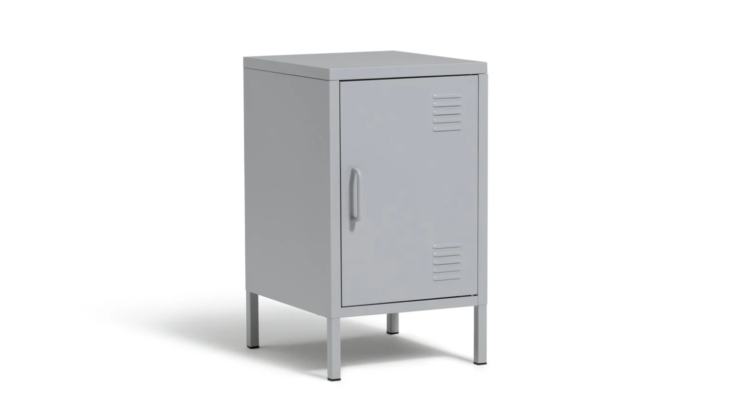 Free Shipping - Habitat Short 1 Door 2 Shelf Locker Grey Storage Units 1 Free Shipping - Habitat Short 1 Door 2 Shelf Locker Grey Storage Units