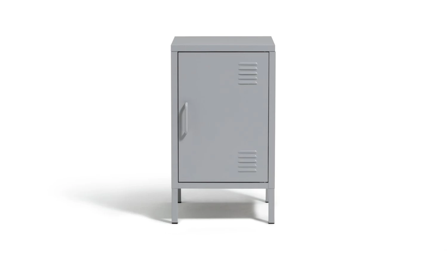 Free Shipping - Habitat Short 1 Door 2 Shelf Locker Grey Storage Units 4 Free Shipping - Habitat Short 1 Door 2 Shelf Locker Grey Storage Units - Image 4