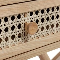 Flash Sale - Habitat Mornington Rattan 1 Drawer Bedside Table Oak Bedside Tables -Furniture Tables store online unnamed file 1051