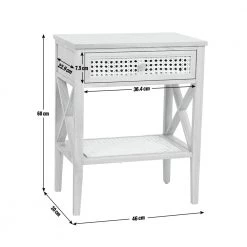 Flash Sale - Habitat Mornington Rattan 1 Drawer Bedside Table Oak Bedside Tables -Furniture Tables store online unnamed file 1053