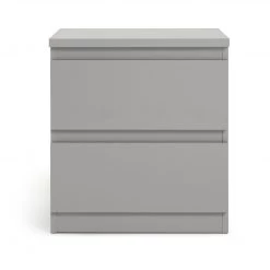 Flash Sale - Habitat Jenson 2 Drawer Bedside Table Grey Gloss Bedside Tables -Furniture Tables store online unnamed file 1061