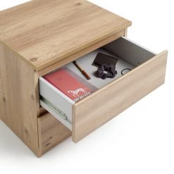 Discount - Habitat Jenson 2 Drawer Bedside Table Oak Effect Furniture -Furniture Tables store online unnamed file 1091