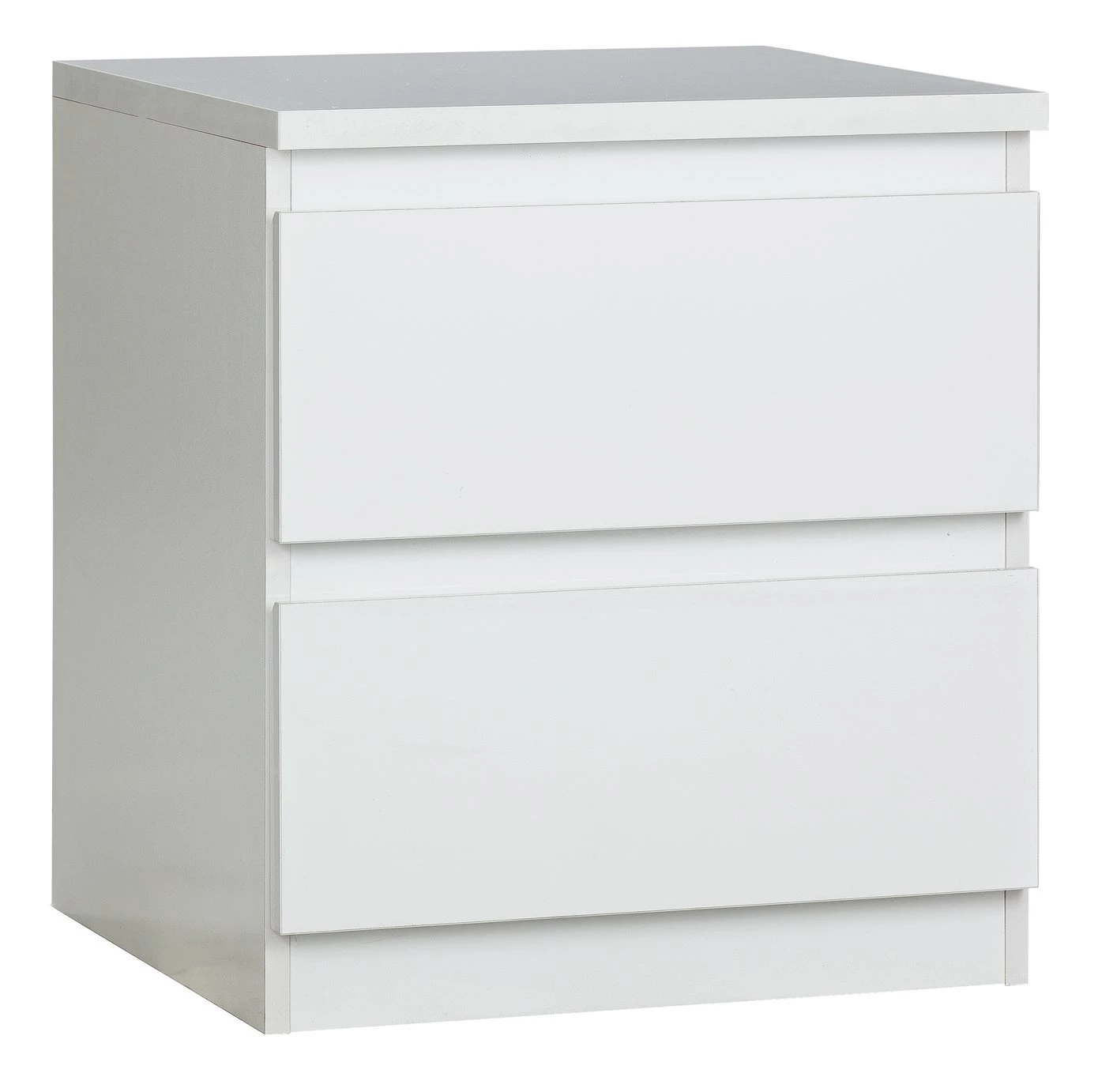 Free Shipping - Habitat Jenson Gloss 2 Bedside Tables Set White Grey Furniture 3 Free Shipping - Habitat Jenson Gloss 2 Bedside Tables Set White Grey Furniture - Image 3