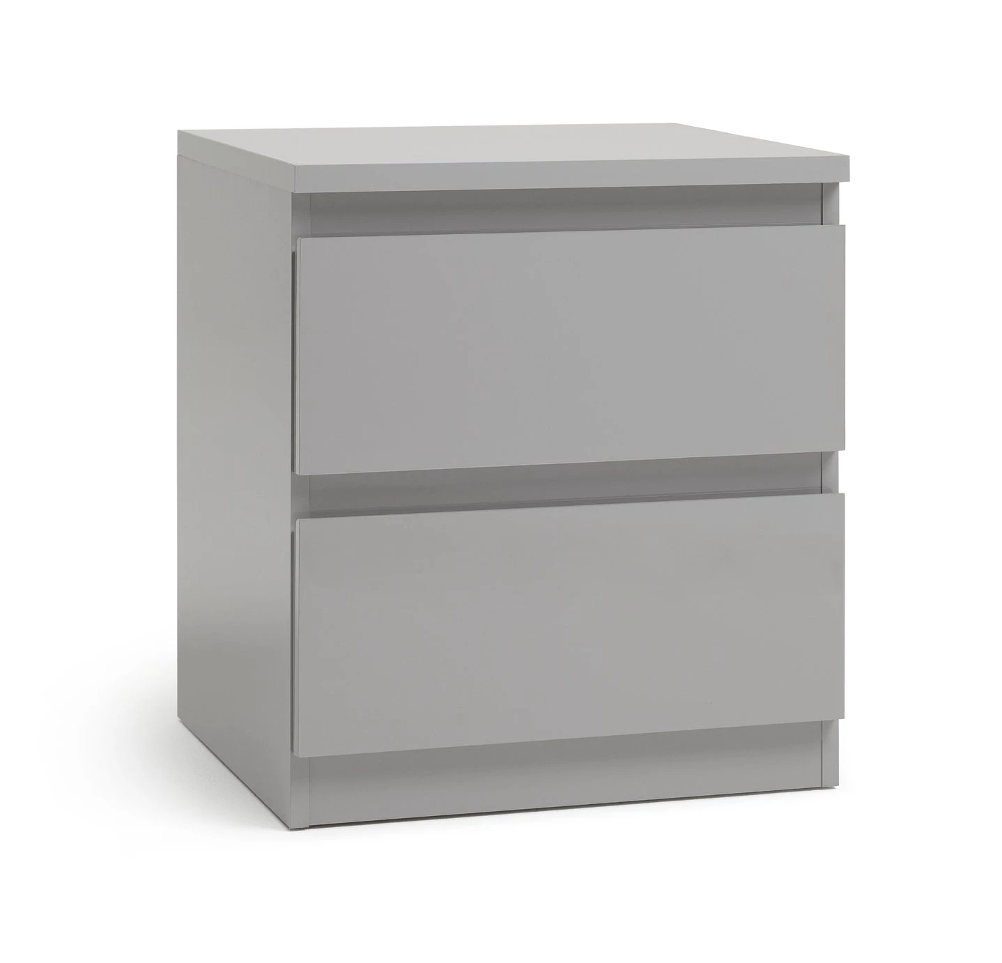 Free Shipping - Habitat Jenson Gloss 2 Bedside Tables Set White Grey Furniture 9 Free Shipping - Habitat Jenson Gloss 2 Bedside Tables Set White Grey Furniture - Image 9