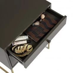 Best Price - Habitat Barcelona 2 Drawer Bedside Table Charcoal Furniture -Furniture Tables store online unnamed file 1144