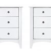 Shipping Included - Habitat Minato 2 Bedside Tables Set White Furniture