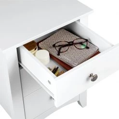 On Sale - Habitat Minato 3 Drawer Bedside Table White Bedside Tables -Furniture Tables store online unnamed file 1162
