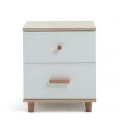Best Price - Habitat Kids Melby 2 Drawer Bedside Table White And Acacia Bedside Tables -Furniture Tables store online unnamed file 1172