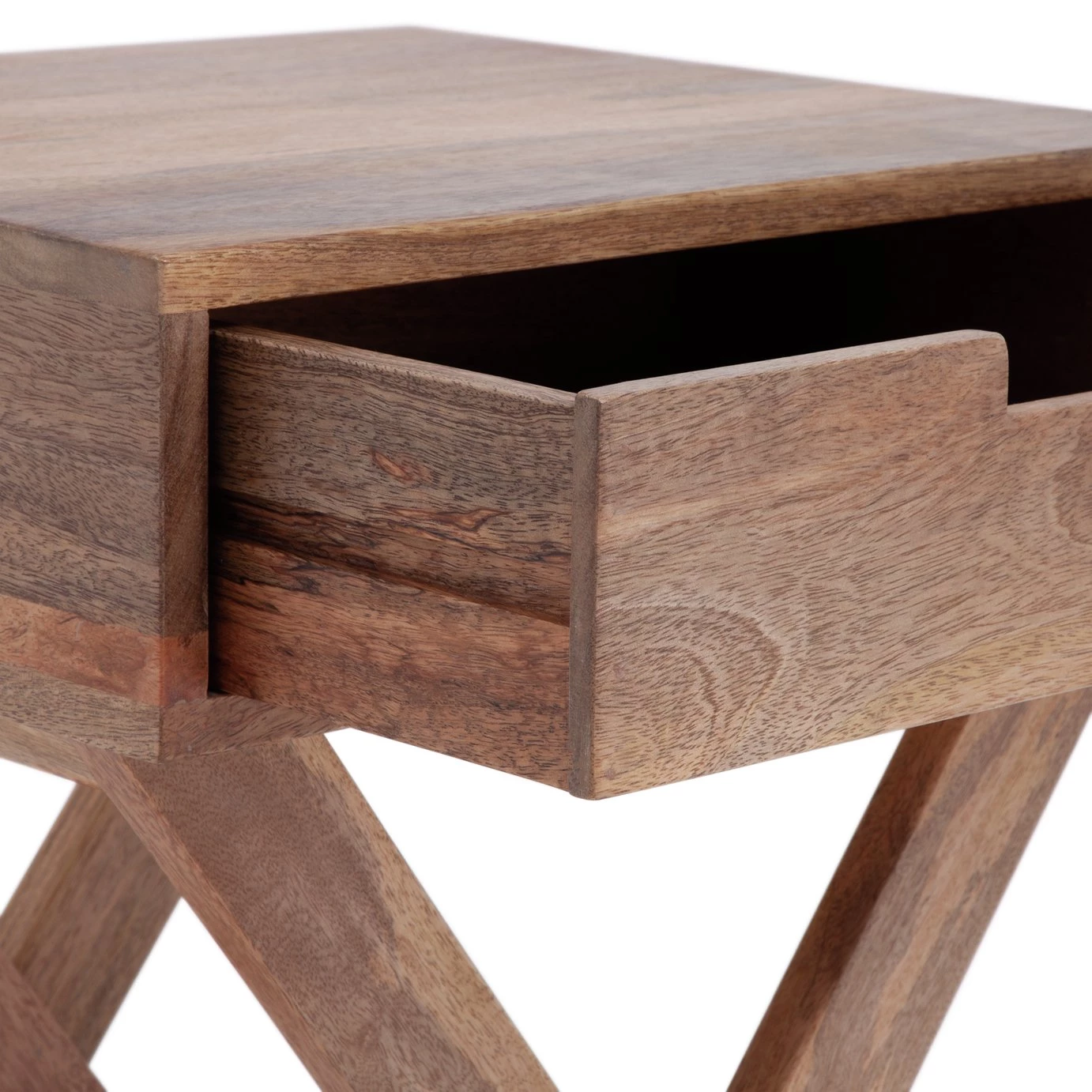 Free Shipping - Habitat Indie 1 Drawer Bedside Table Mango Furniture 4 Free Shipping - Habitat Indie 1 Drawer Bedside Table Mango Furniture - Image 4