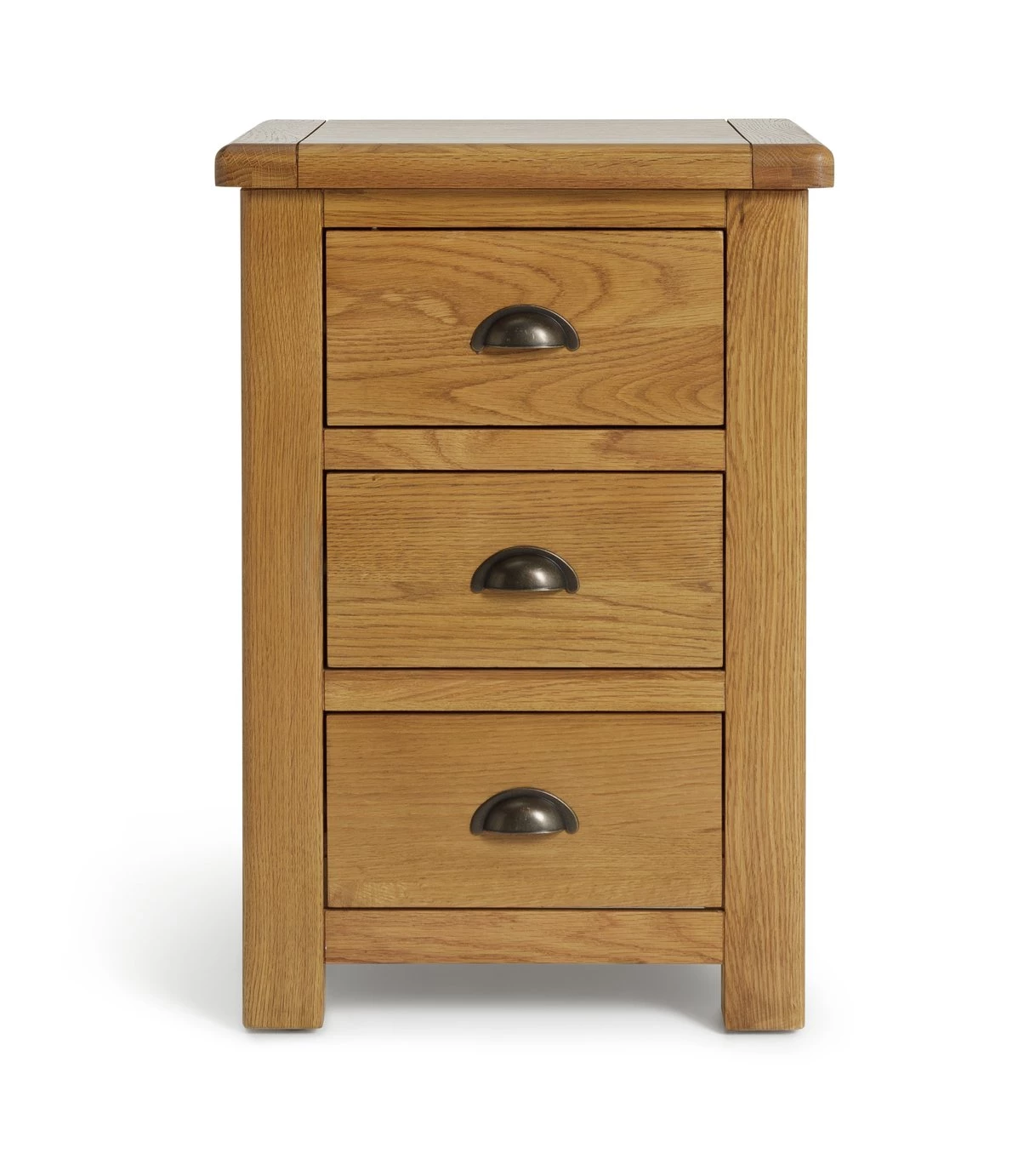 Shipping Included - Habitat Kent 3 Drawer Bedside Table Oak & Oak Veneer Bedside Tables 2 Shipping Included - Habitat Kent 3 Drawer Bedside Table Oak & Oak Veneer Bedside Tables - Image 2