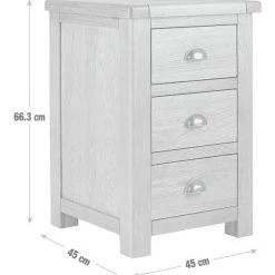 Shipping Included - Habitat Kent 3 Drawer Bedside Table Oak & Oak Veneer Bedside Tables 16 Shipping Included - Habitat Kent 3 Drawer Bedside Table Oak & Oak Veneer Bedside Tables -Furniture Tables store online unnamed file 1195
