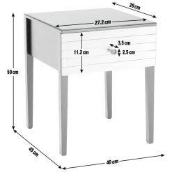 On Sale - Habitat Hepburn Mirror 1 Drawer Bedside Table Black Bedside Tables 17 On Sale - Habitat Hepburn Mirror 1 Drawer Bedside Table Black Bedside Tables -Furniture Tables store online unnamed file 1205