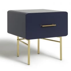 On Sale - Habitat Wilderness 1 Drawer Bedside Table Blue Bedside Tables