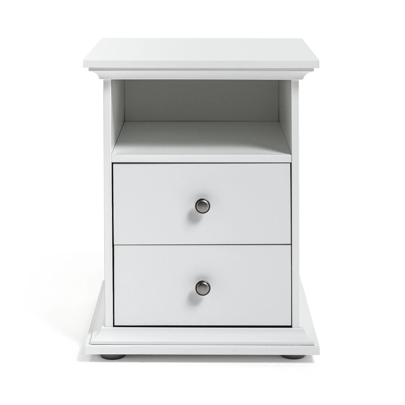 Best Price - Habitat Heathland 2 Drawer Bedside Table White Furniture 3 Best Price - Habitat Heathland 2 Drawer Bedside Table White Furniture - Image 3
