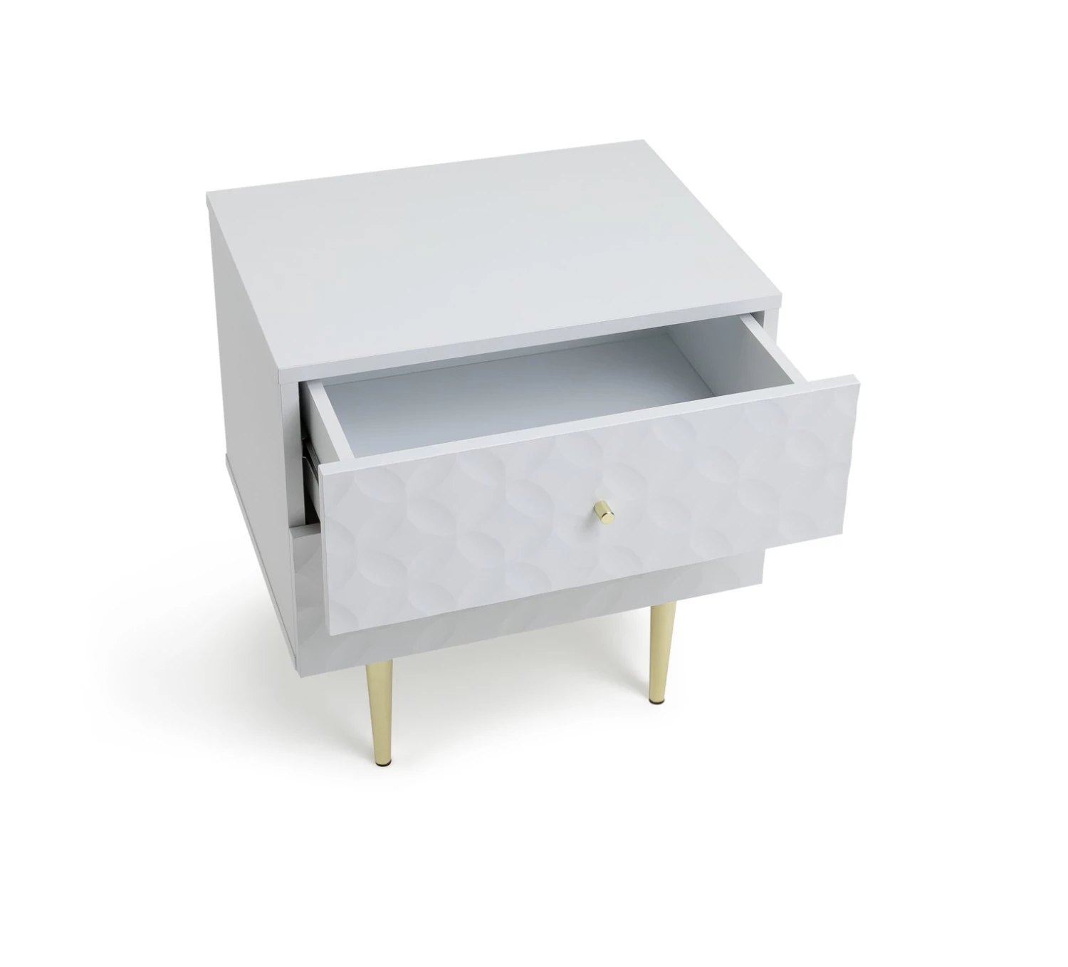 On Sale - Habitat Sienna 2 Drawer Bedside Table White Bedside Tables 3 On Sale - Habitat Sienna 2 Drawer Bedside Table White Bedside Tables - Image 3