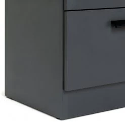 Flash Sale - Habitat Munich 2 Drawer Bedside Table Anthracite Bedside Tables -Furniture Tables store online unnamed file 1337