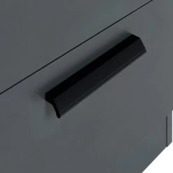 Flash Sale - Habitat Munich 2 Drawer Bedside Table Anthracite Bedside Tables -Furniture Tables store online unnamed file 1338