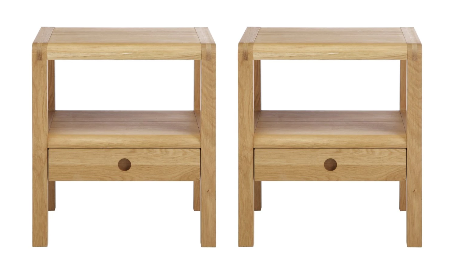 On Sale - Habitat Radius 2 Bedside Table Set Oak Furniture 1 On Sale - Habitat Radius 2 Bedside Table Set Oak Furniture
