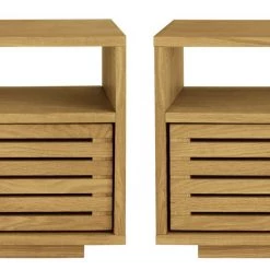 Free Shipping - Habitat Max 2 Bedside Table Set Oak Furniture