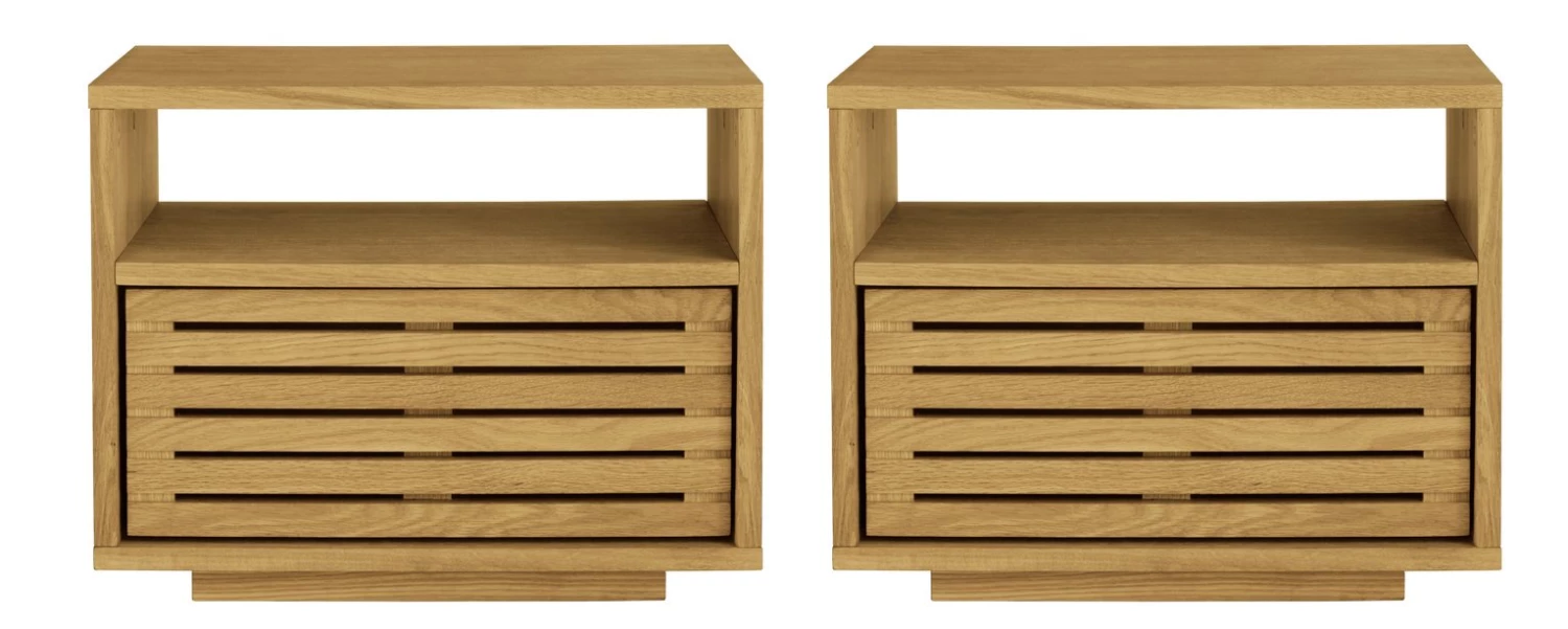 Free Shipping - Habitat Max 2 Bedside Table Set Oak Furniture 1 Free Shipping - Habitat Max 2 Bedside Table Set Oak Furniture