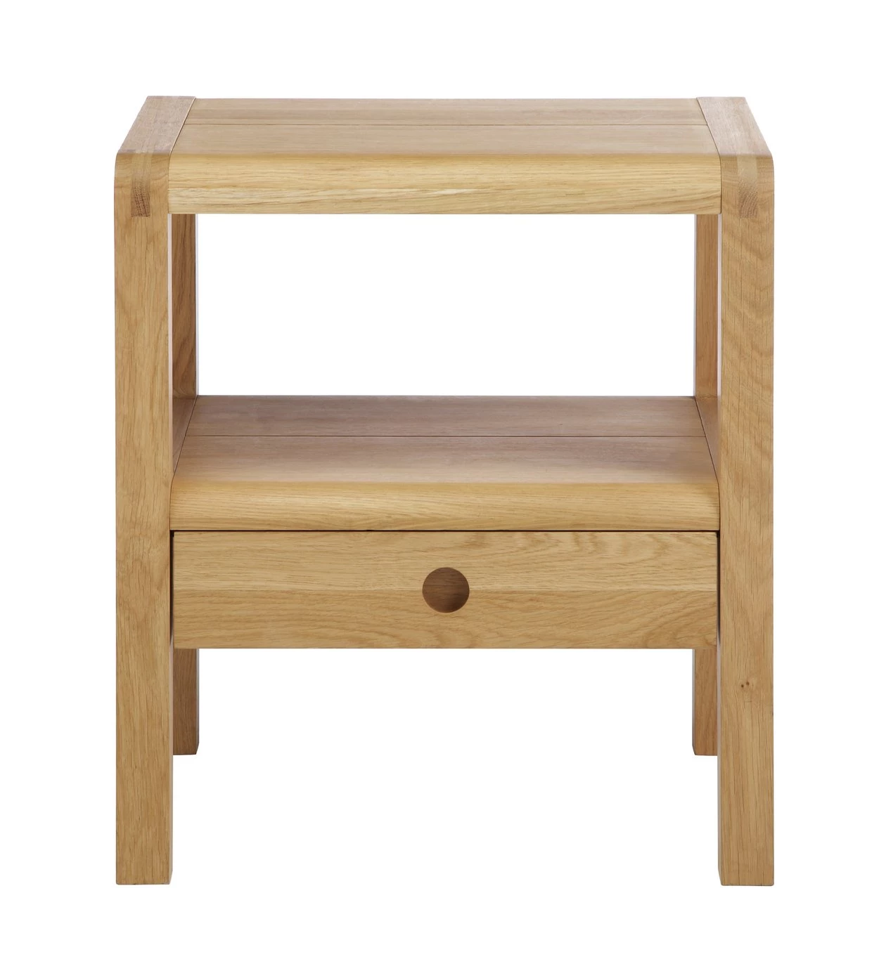 On Sale - Habitat Radius 1 Drawer Oak Bedside Chest Furniture 4 On Sale - Habitat Radius 1 Drawer Oak Bedside Chest Furniture - Image 4