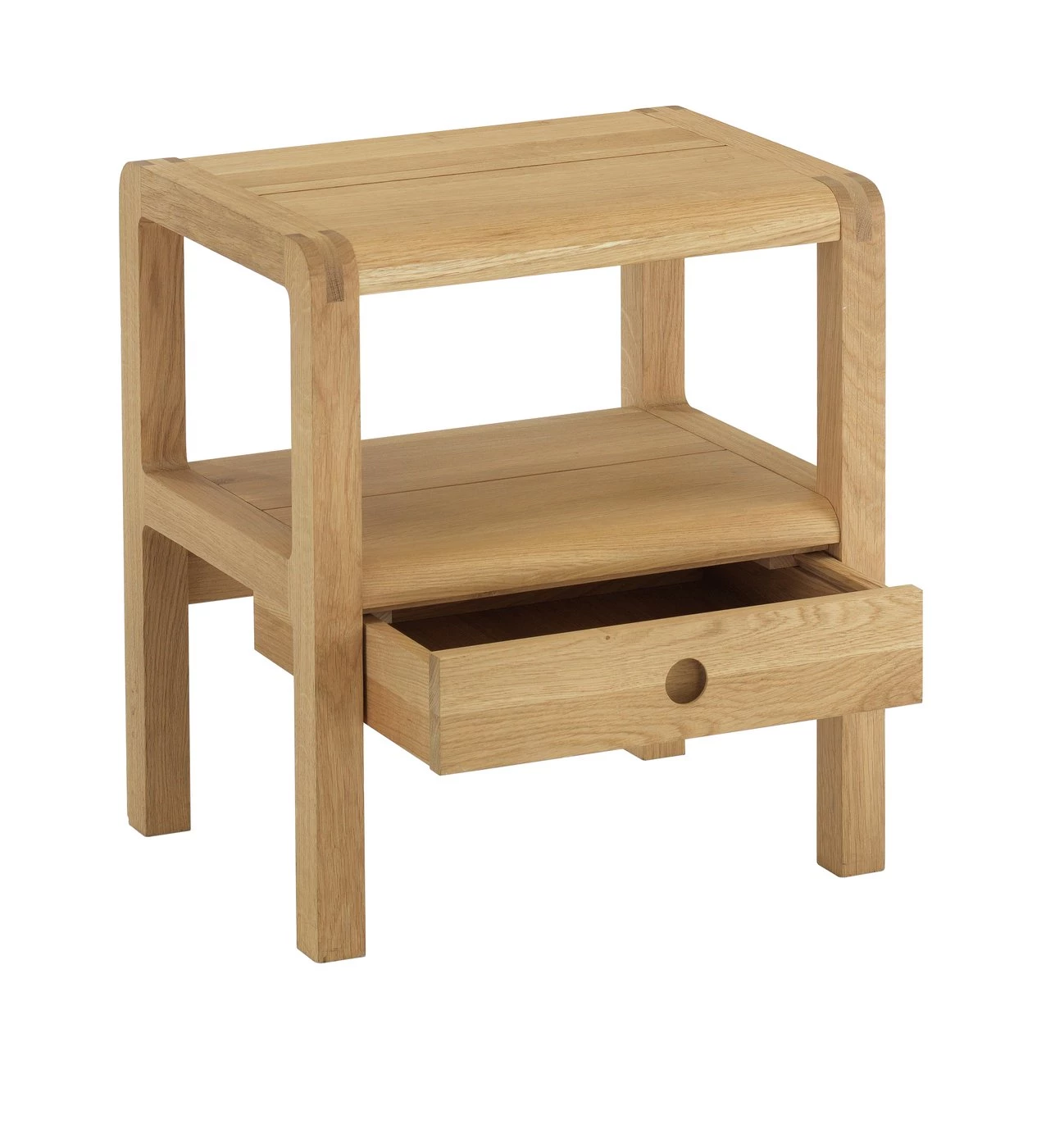 On Sale - Habitat Radius 1 Drawer Oak Bedside Chest Furniture 5 On Sale - Habitat Radius 1 Drawer Oak Bedside Chest Furniture - Image 5