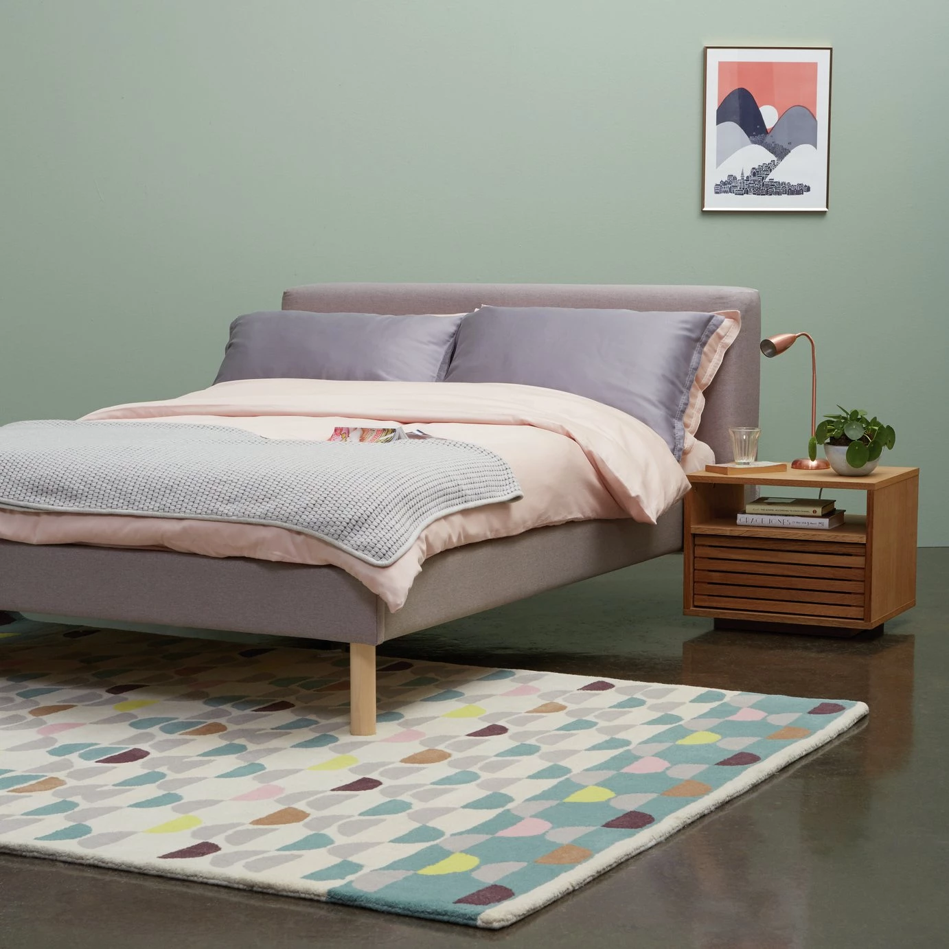 Shipping Included - Habitat Max Oak Bedside Chest Furniture 2 Shipping Included - Habitat Max Oak Bedside Chest Furniture - Image 2