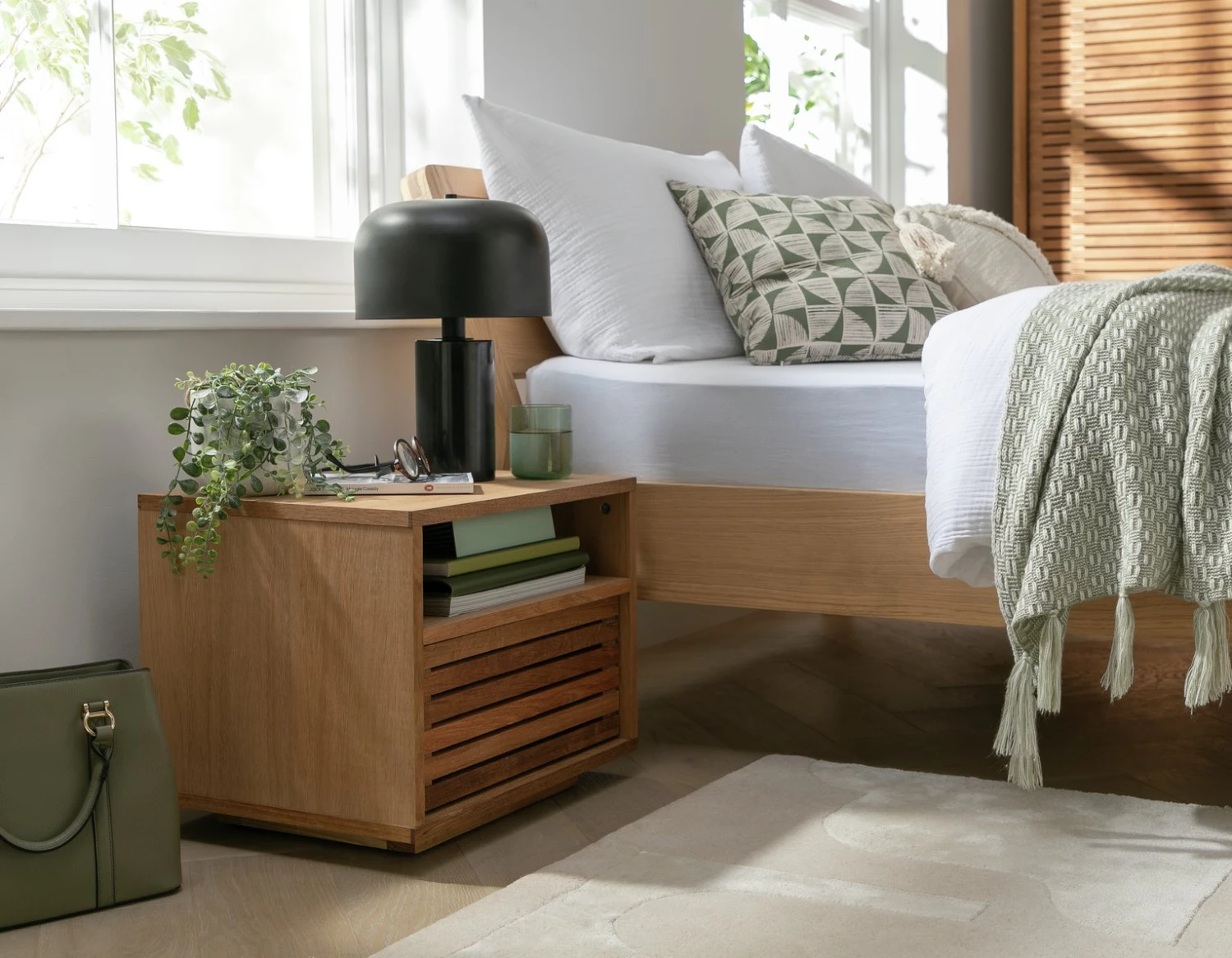 Shipping Included - Habitat Max Oak Bedside Chest Furniture 6 Shipping Included - Habitat Max Oak Bedside Chest Furniture - Image 6