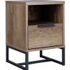 Best Price - Habitat Nomad 1 Drawer Bedside Table Oak Effect Furniture