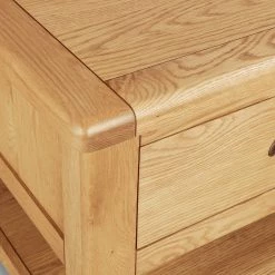 Free Shipping - Habitat Kent 2 Drawer Oak & Oak Veneer Coffee Table Oak Furniture -Furniture Tables store online unnamed file 219