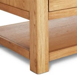 Free Shipping - Habitat Kent 2 Drawer Oak & Oak Veneer Coffee Table Oak Furniture -Furniture Tables store online unnamed file 220