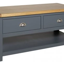 Free Shipping - Habitat Kent 2 Drawer Oak & Oak Veneer Coffee Table Oak Furniture -Furniture Tables store online unnamed file 224