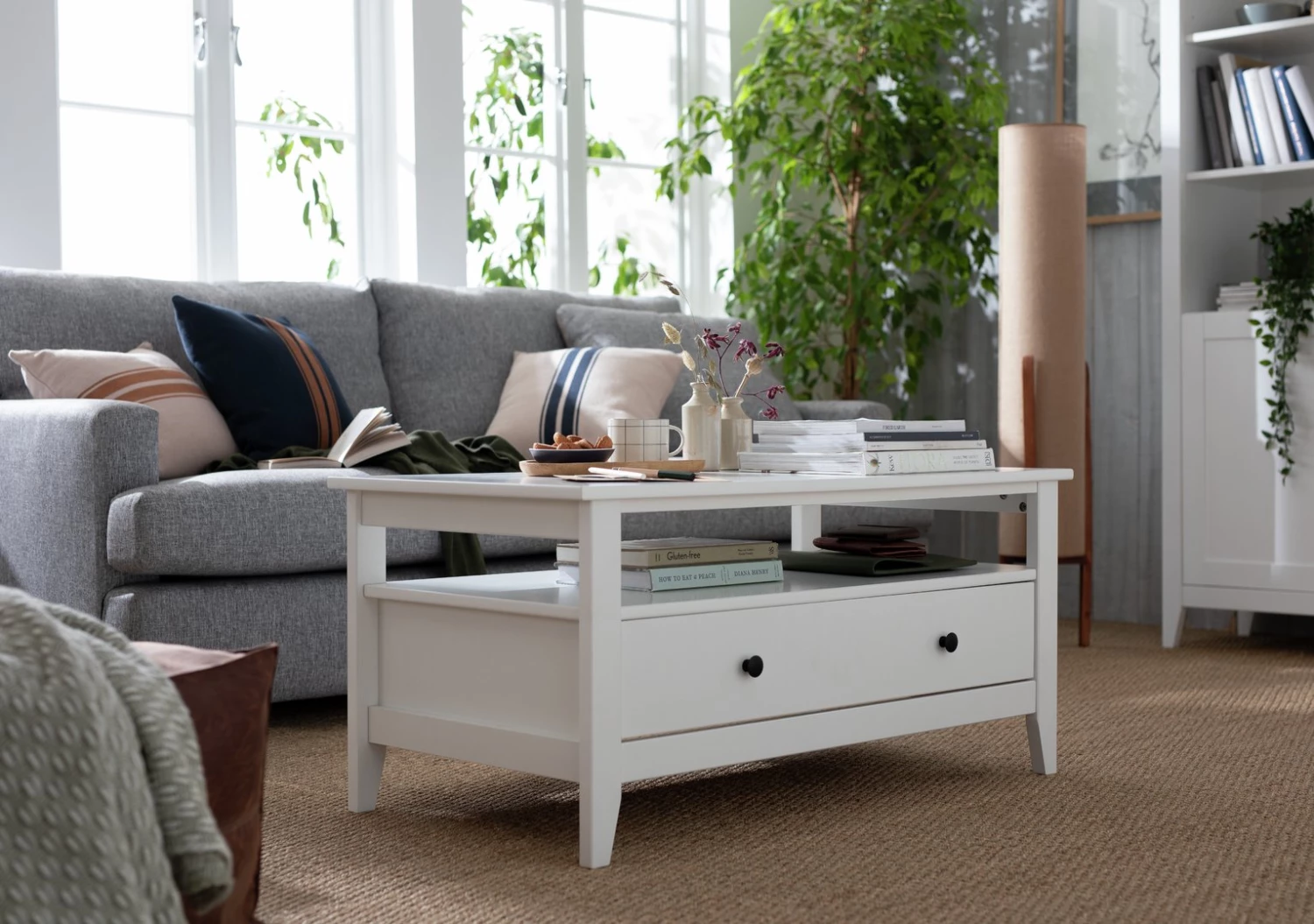 Free Shipping - Habitat Minato 1 Drawer Coffee Table White Coffee Tables 2 Free Shipping - Habitat Minato 1 Drawer Coffee Table White Coffee Tables - Image 2
