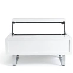 The Surprise Price - Habitat Sleigh Gloss Gas Lift Coffee Table White Furniture -Furniture Tables store online unnamed file 303