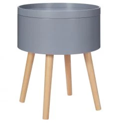 On Sale - Habitat Skandi Storage Side Table Grey Furniture
