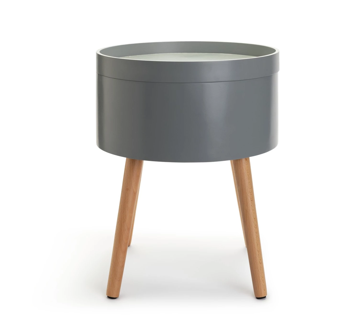 On Sale - Habitat Skandi Storage Side Table Grey Furniture 3 On Sale - Habitat Skandi Storage Side Table Grey Furniture - Image 3