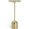 Flash Sale - Habitat Martini Side Table Gold Furniture