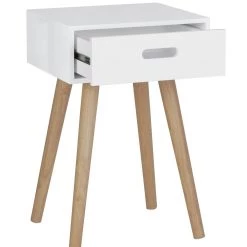 Flash Sale - Habitat Cato 1 Drawer Side Table White Side Tables -Furniture Tables store online unnamed file 467