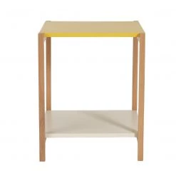 Free Shipping - Habitat Jive Side Table Oak & Yellow Furniture -Furniture Tables store online unnamed file 510
