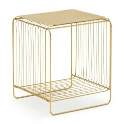 On Sale - Habitat Riva Metal Side Table Gold Side Tables