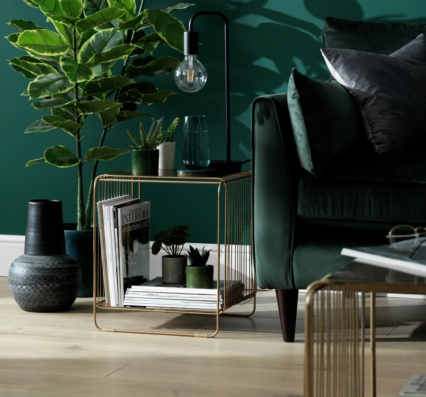 On Sale - Habitat Riva Metal Side Table Gold Side Tables 2 On Sale - Habitat Riva Metal Side Table Gold Side Tables - Image 2