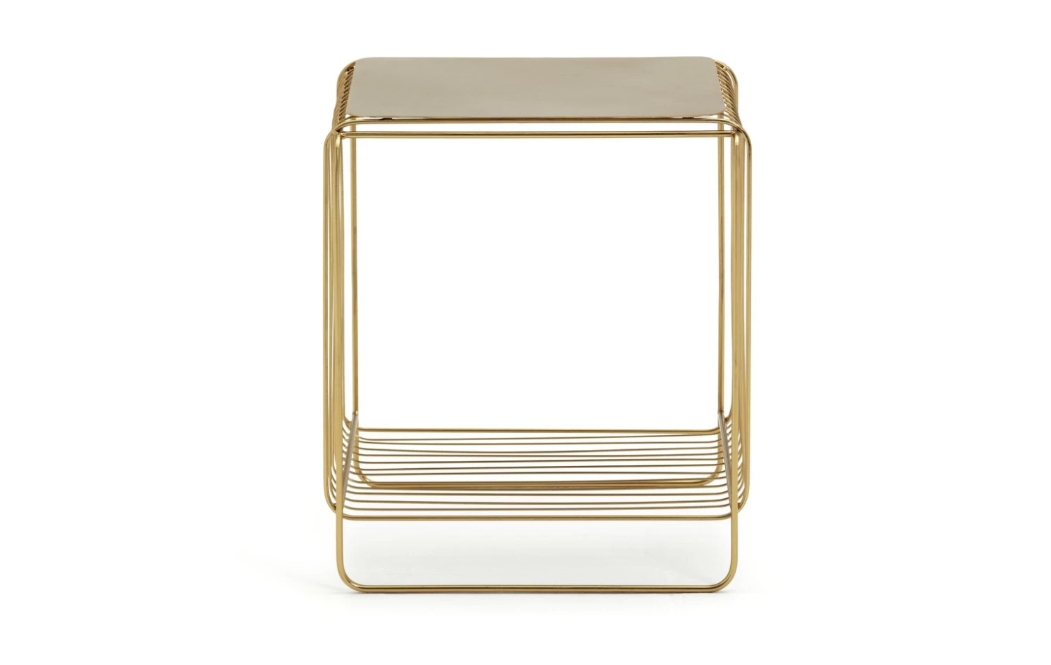 On Sale - Habitat Riva Metal Side Table Gold Side Tables 3 On Sale - Habitat Riva Metal Side Table Gold Side Tables - Image 3