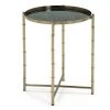 On Sale - Habitat Japonica Pattern Side Table Gold Furniture