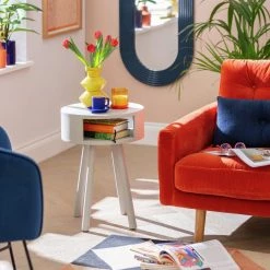 Shipping Included - Habitat Rue 1 Drawer Side Table Grey Side Tables -Furniture Tables store online unnamed file 579