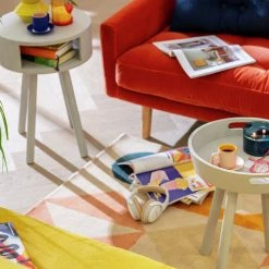 Shipping Included - Habitat Rue 1 Drawer Side Table Grey Side Tables -Furniture Tables store online unnamed file 585