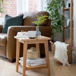 Discount - Habitat Nel Side Table Oak Furniture -Furniture Tables store online unnamed file 628