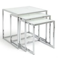 On Sale - Habitat Boutique Nest Of 3 Tables Marble Effect Nest Of Tables